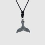 Dolphin Tail Necklace - Onyx